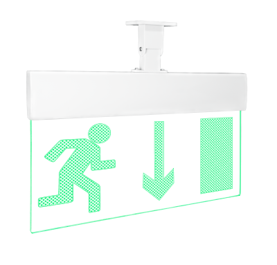 Человек в двери стрелка вниз (правосторонний)