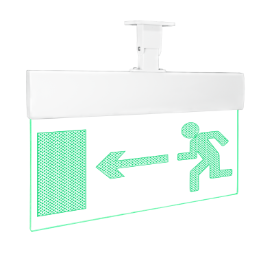 Человек в двери стрелка влево (левовостронний)