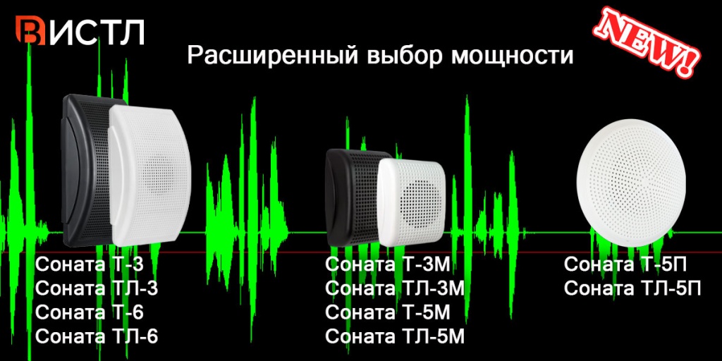 Баннер: Речевые оповещатели Соната
